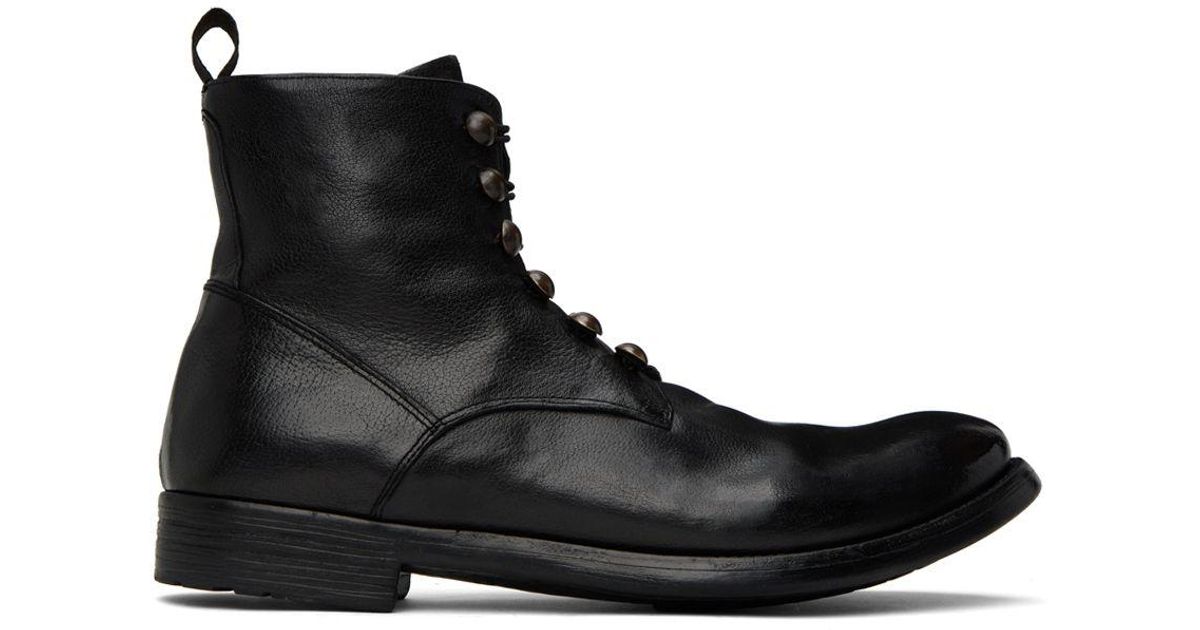 Officine Creative Black Hive 051 Boots for Men | Lyst