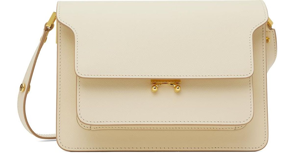 Marni trunk bag on sale beige