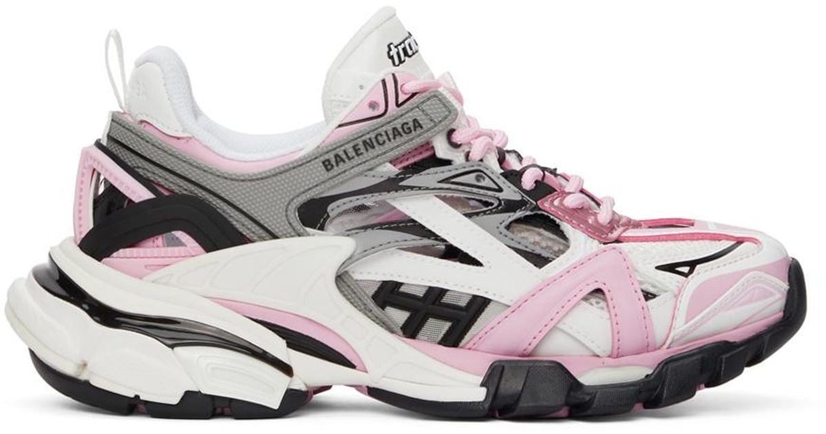 track sneaker balenciaga pink