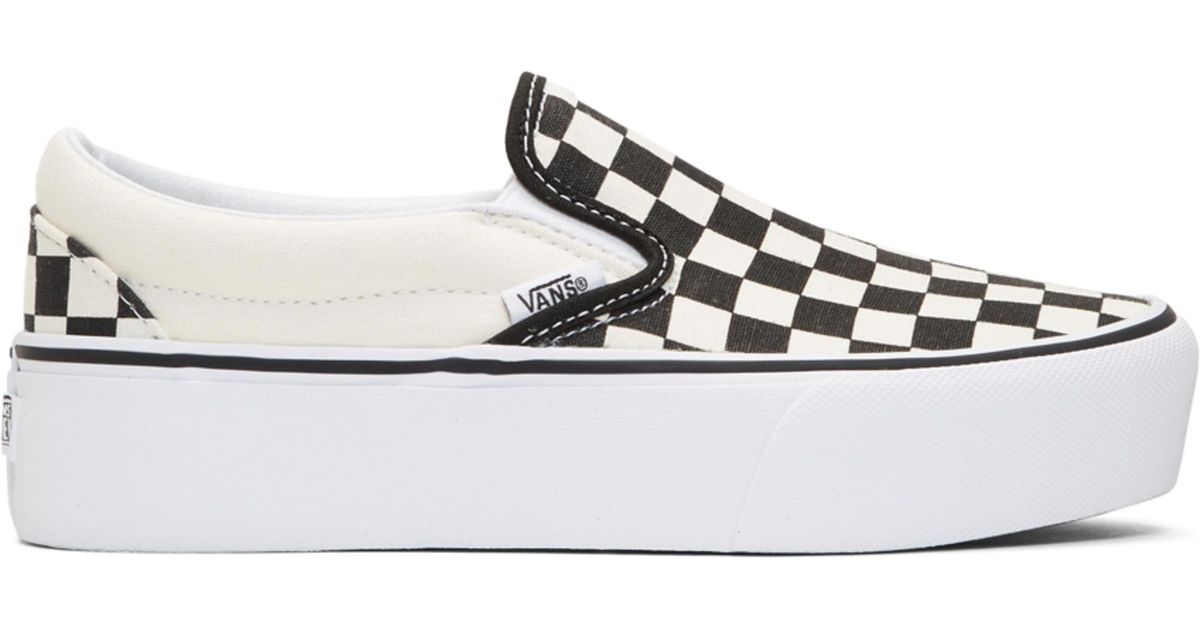 vans blanche plateforme