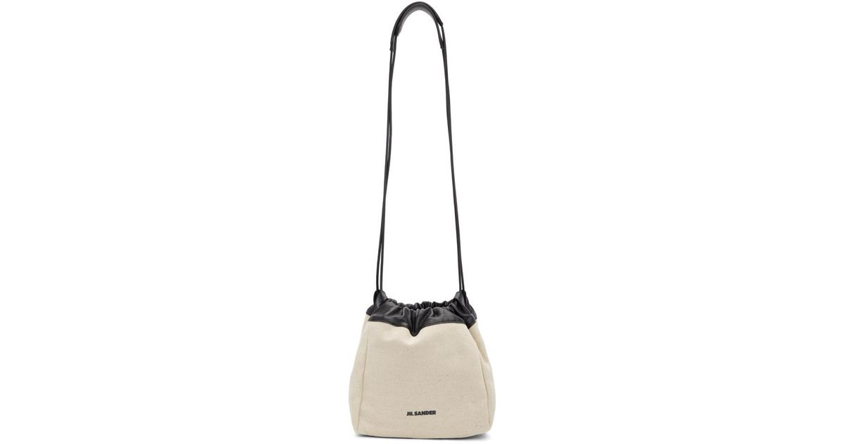 white canvas drawstring bags