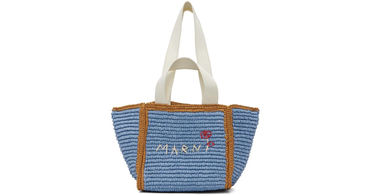 SALE!【MARNI】ブルースモールSilloマクラメトートバッグ