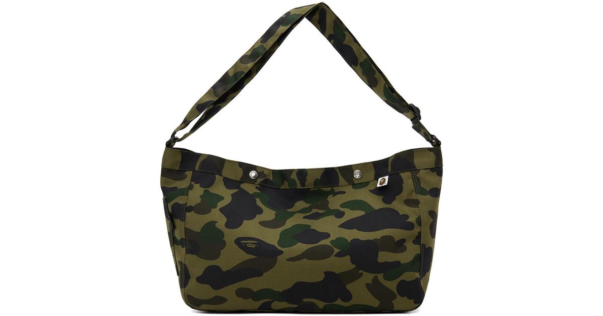 BAPE Khaki 1st Camo Cordura Multi Pouch A Bathing Ape
