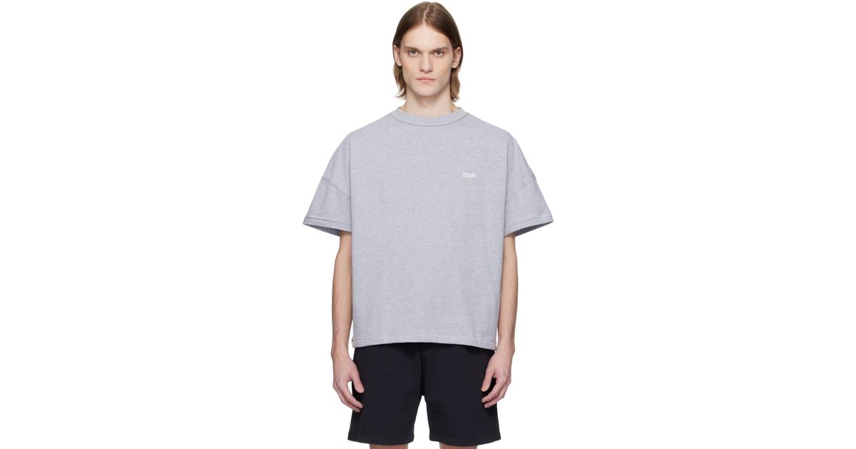 メンズ Rhude グレー Classique Reverse Tシャツ パープル | Lyst