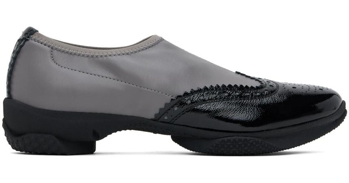 Kiko Kostadinov Sonia Slip On Brogues in Black | Lyst Canada