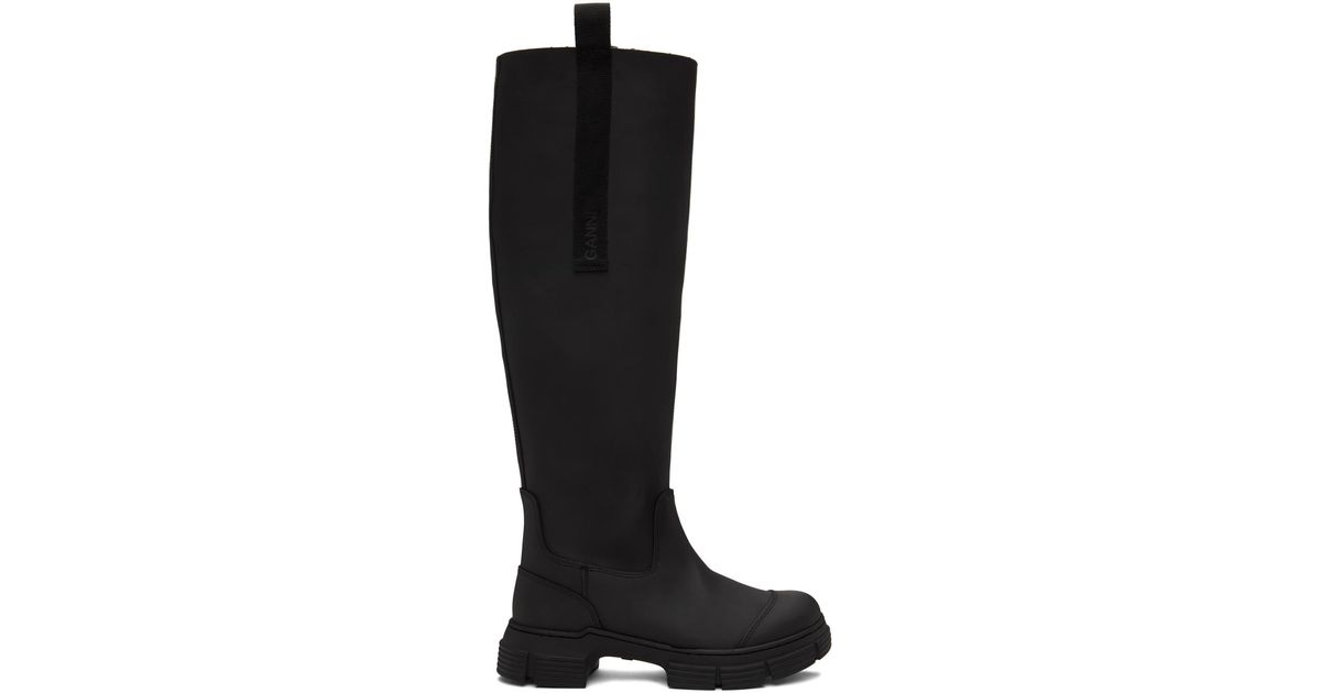 Ganni Black Recycled Rubber Country Boots | Lyst Canada Ganni Black Recycled Rubber Country Boots | Lyst Canada