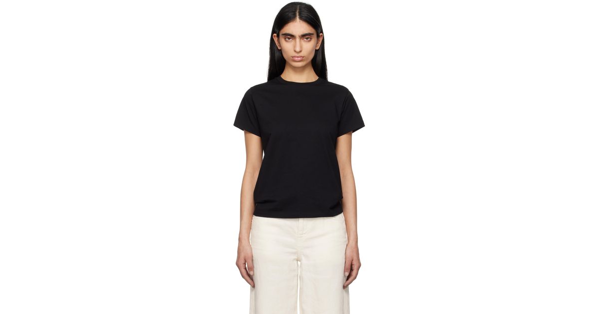 関税込み】The Row ブラック Florie Tシャツ 関税込み】The Row ブラック Florie Tシャツ