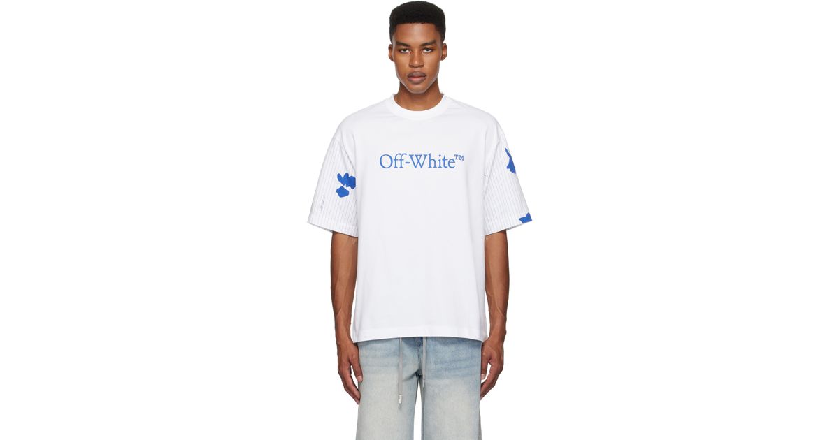 【関税込み】Off-White ホワイト Big Bookish Skate Tシャツ Off-White Big Bookish Skate T-Shirt | Saks Fifth Avenue