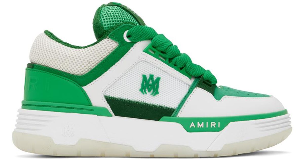 メンズ Amiri ホワイト＆グリーン Ma-1 スニーカー グリーン | Lyst