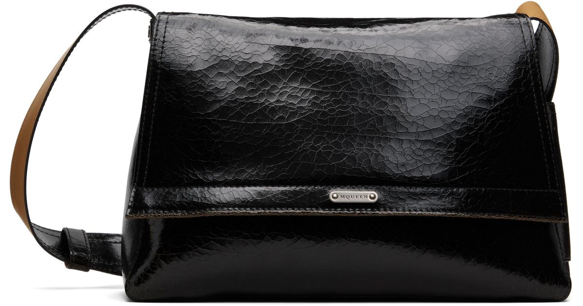 McQueen Slouch Bag in Black for Men | Lyst