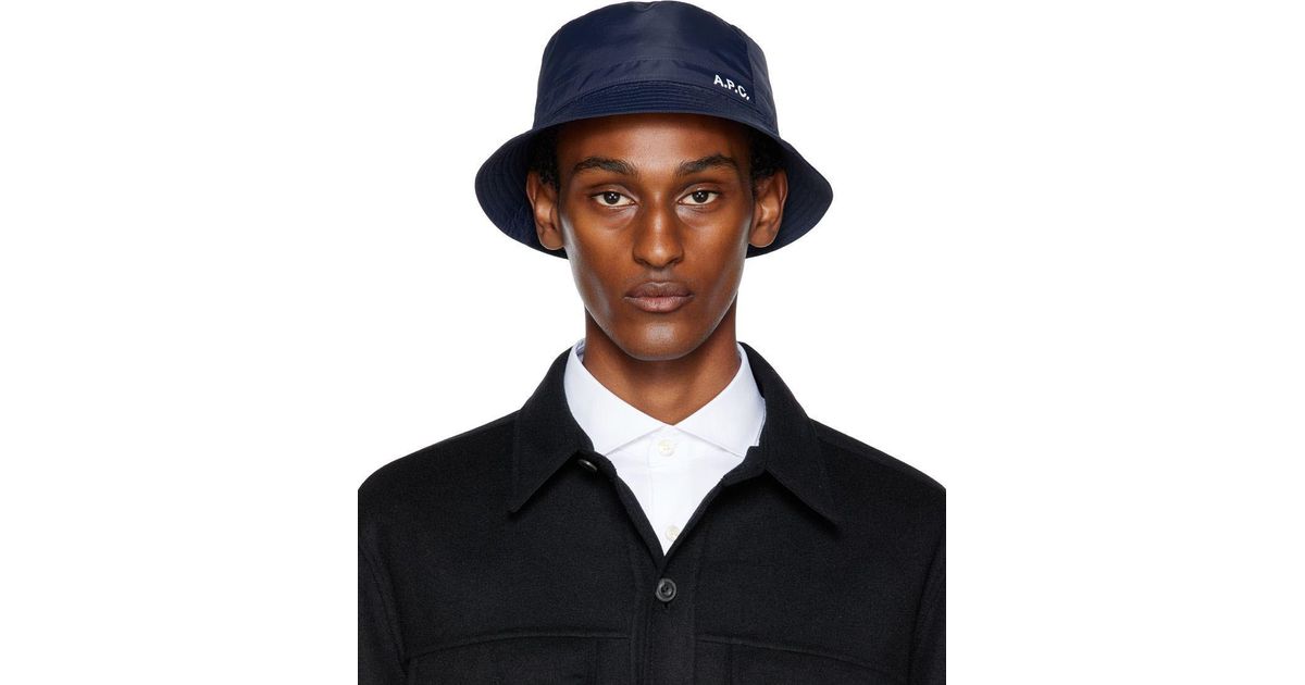 A.P.C Mens Hats A.P.C Beige Tommy Bucket Hat in Natural for Men Cotton Hats 