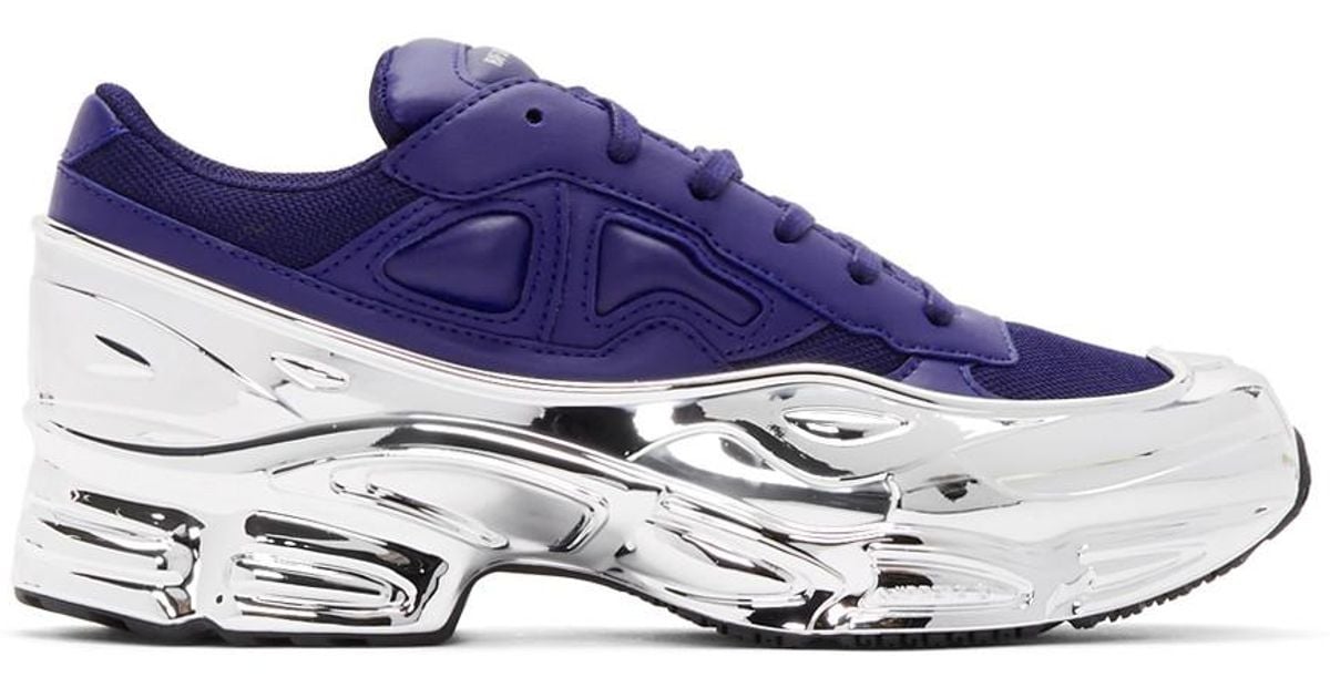 blue and silver raf simons