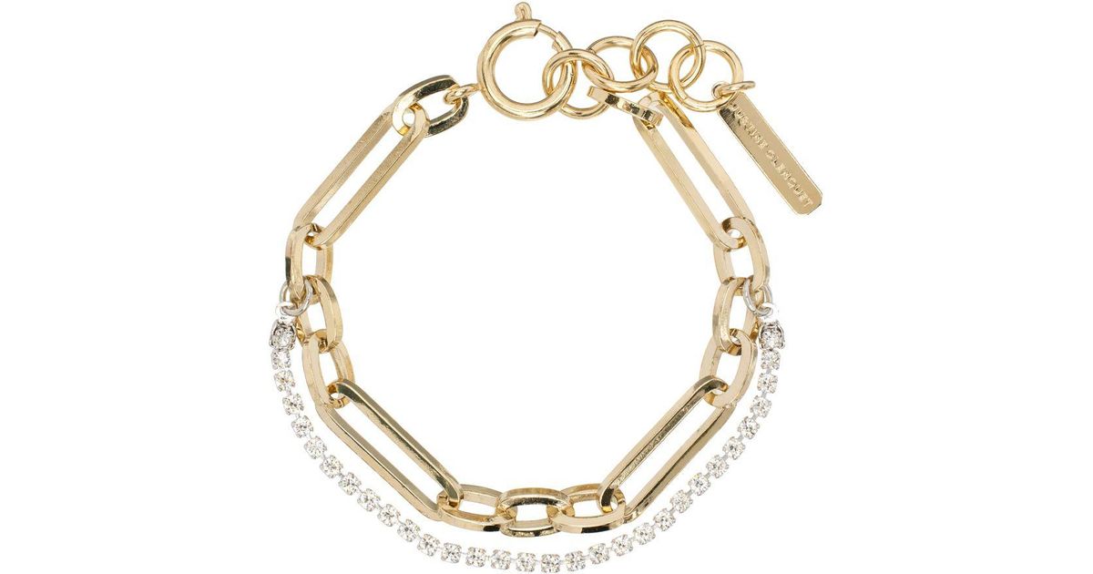 Justine Clenquet Gold Paloma Bracelet in Pale Gold (Metallic) | Lyst