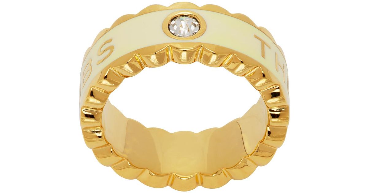 Marc Jacobs 'the Medallion' Ring in Metallic Lyst UK
