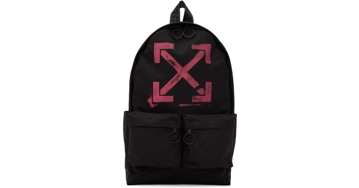 Pink Arrow Logo Backpack 