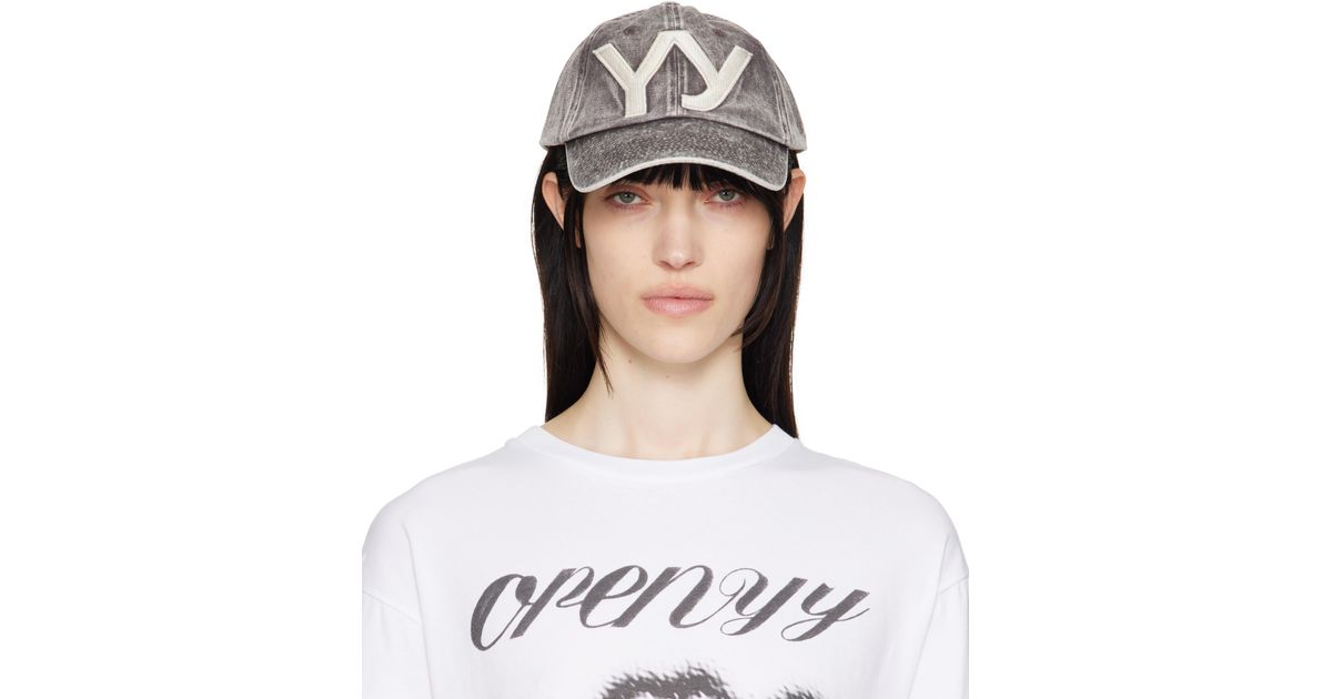 【OPEN YY】YY COTTON BALL CAP OPEN YY Brown Cotton Ball Cap OPEN YY