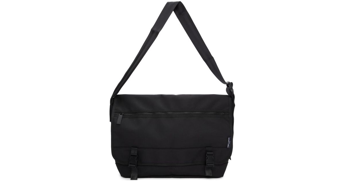 Comme des Garçons Black Nylon Canvas Messenger Bag for Men | Lyst