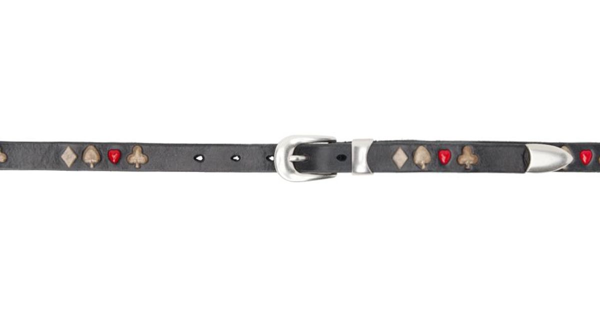 Our Legacy Card Deck Belt in Black for Men | Lyst Canada