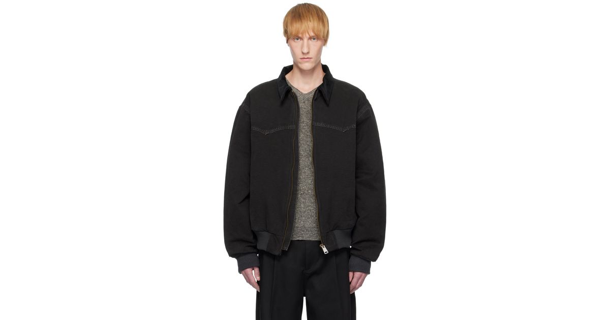 【関税込み】Maison Margiela ブラック Yoke Caban ジャケット maison-