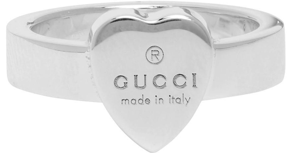 heart gucci ring