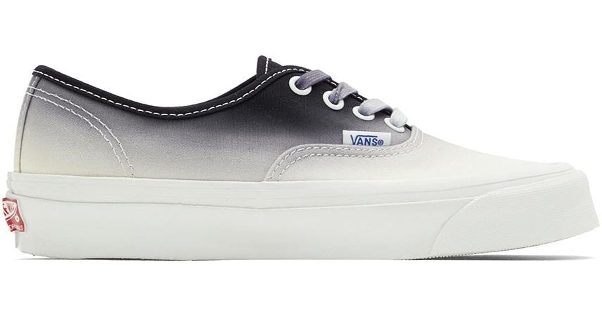Vans Black & White Og Authentic L Sneakers for Men | Lyst