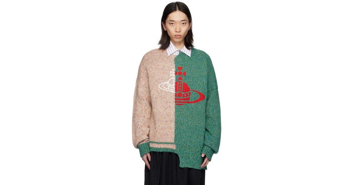 Vivienne Westwood Half & Half ニットセーターM Vivienne Westwood Half & Half ニットセーターM