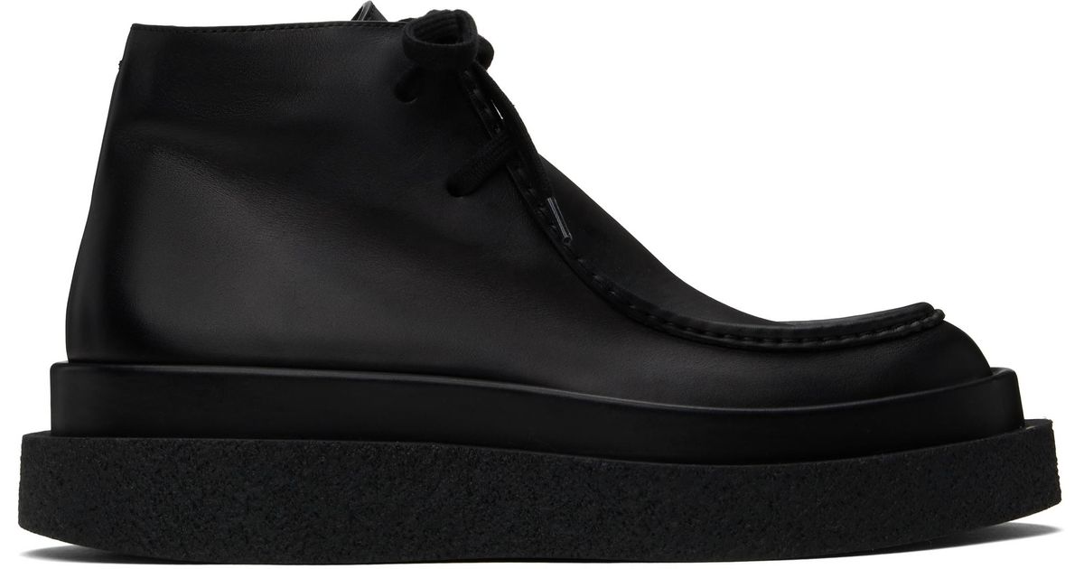 jil sander lace up boots