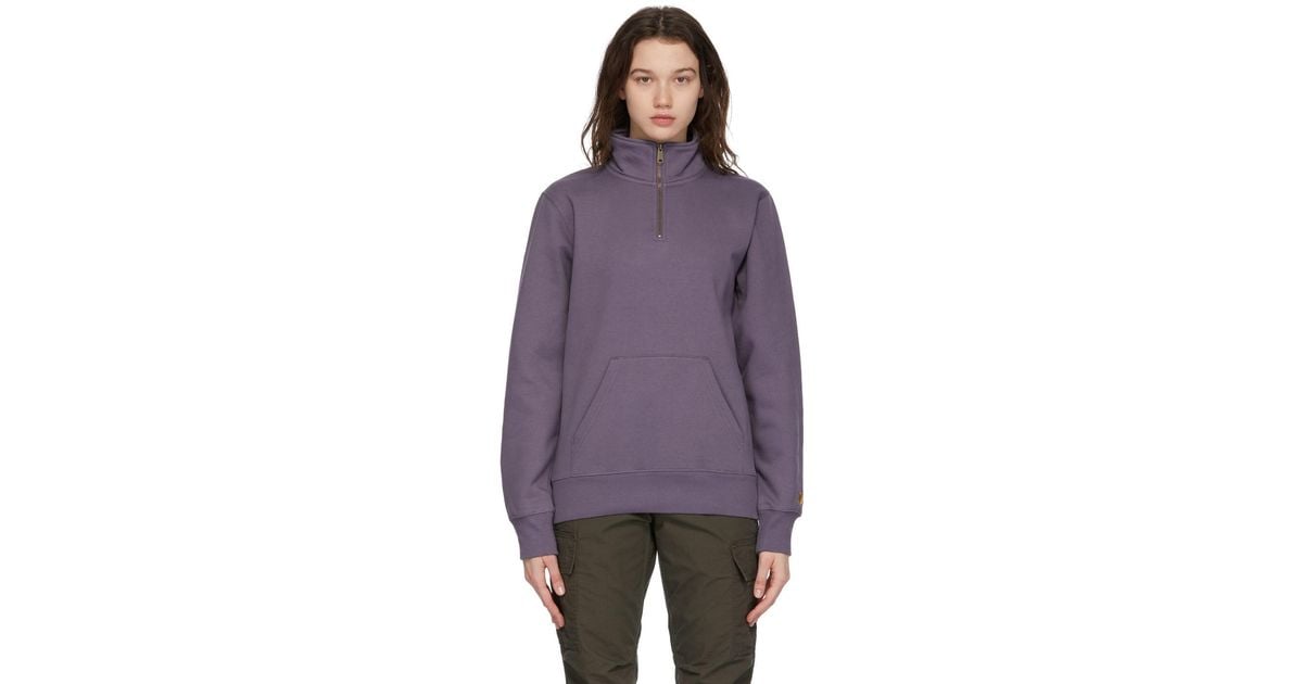 Pull molletonne chase mauve Carhartt WIP en coloris Violet Lyst