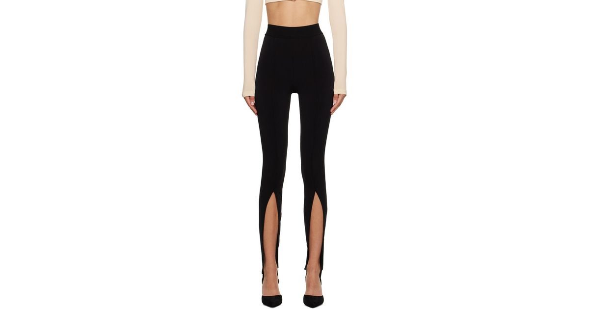 Black Stirrup Leggings by Han Kjobenhavn on Sale