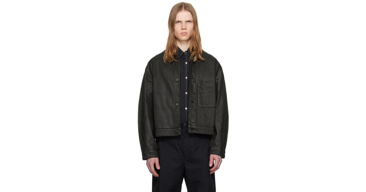 メンズ Lemaire ボクシー デニムジャケット ブラック | Lyst メンズ Lemaire ボクシー デニムジャケット ブラック | Lyst
