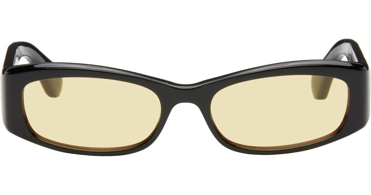 【関税込み】Port Tanger SSENSE限定 ブラック Leila サングラス Port Tanger Black Leila Sunglasses - Accessories - Compare