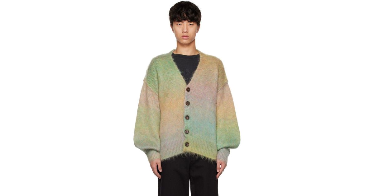 Stolen Girlfriends Club Green Altered State Cardigan for Men | Lyst