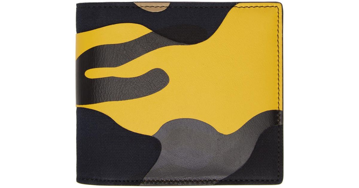valentino camo card holder