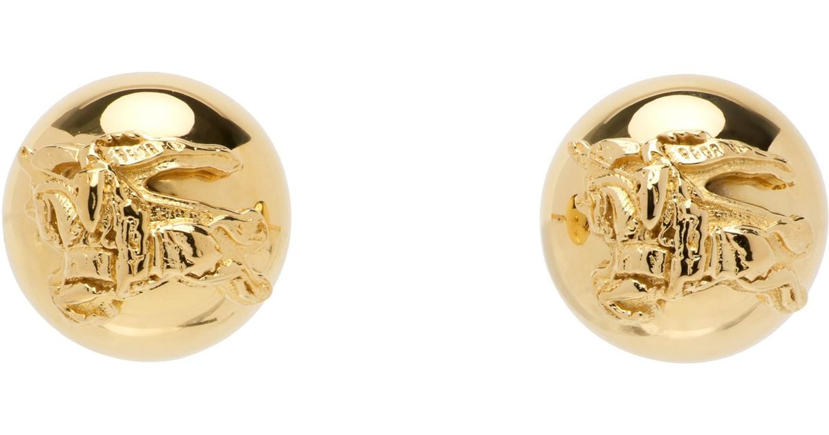 Burberry EKD Sphere スタッドピアス ゴールド burberry-GOLD-Ekd-Sphere-Stud-