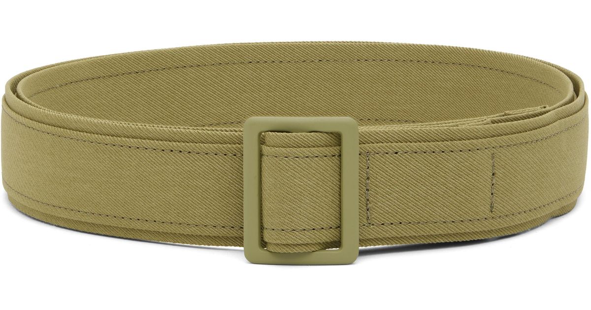 Homme Plissé Issey Miyake Khaki Wrap Belt in Green for Men | Lyst