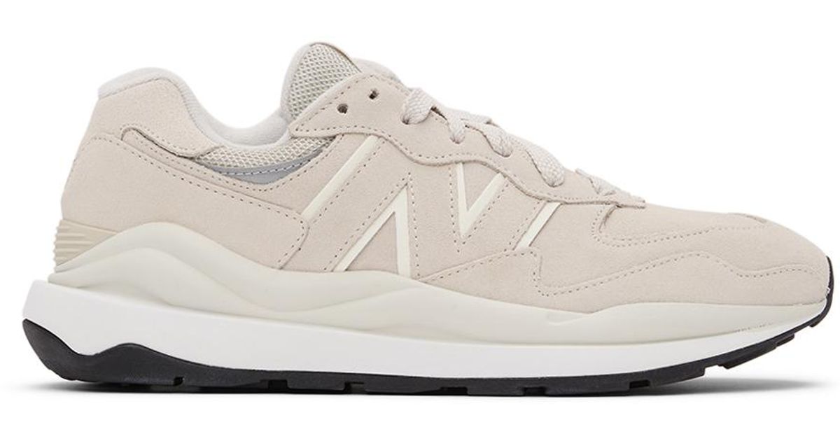 New Balance Suede Beige 57/40 Sneakers in Black | Lyst