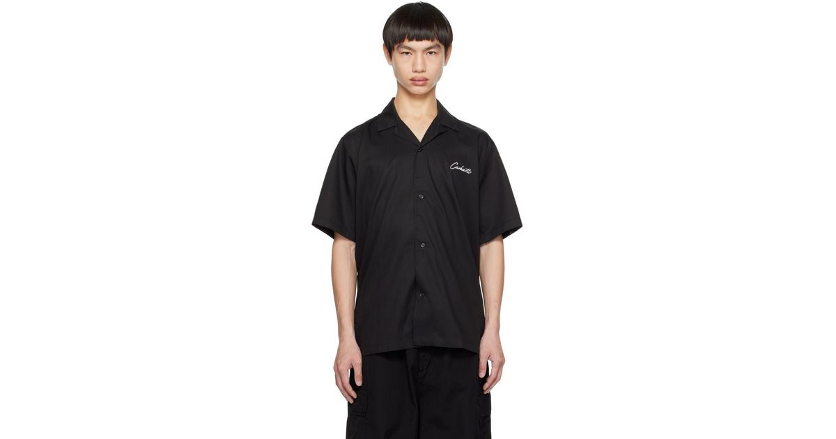 Carhartt WIP Black Delray Shirt for Men | Lyst