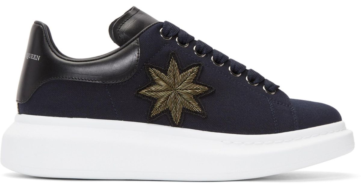 navy blue mcqueens