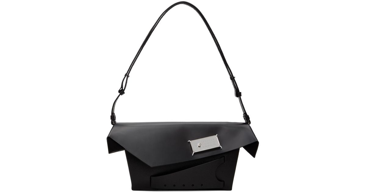 Maison Margiela Snatched Classique Medium Bag in Black for