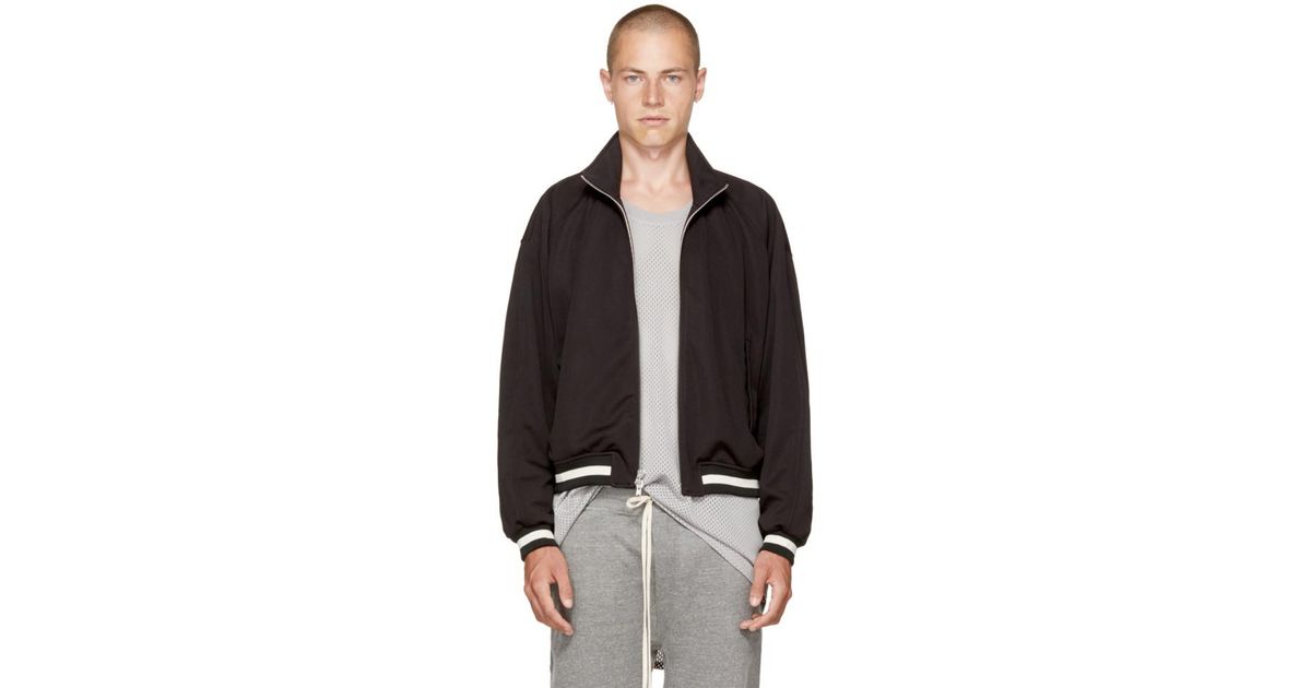 fear of god double knit track jacket