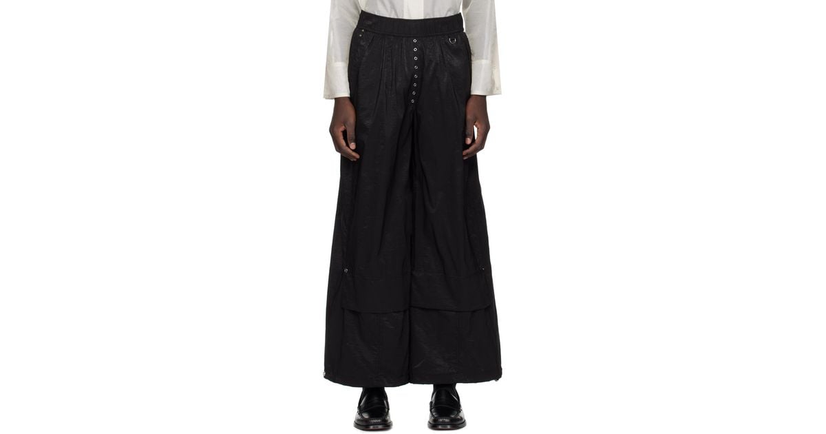 Low Classic Banding Trousers in Black for Men | Lyst Canada