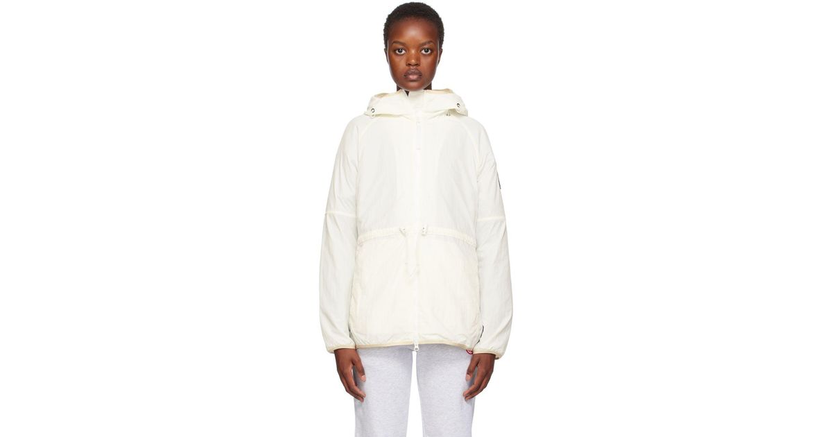 Canada Goose White Lundell Jacket