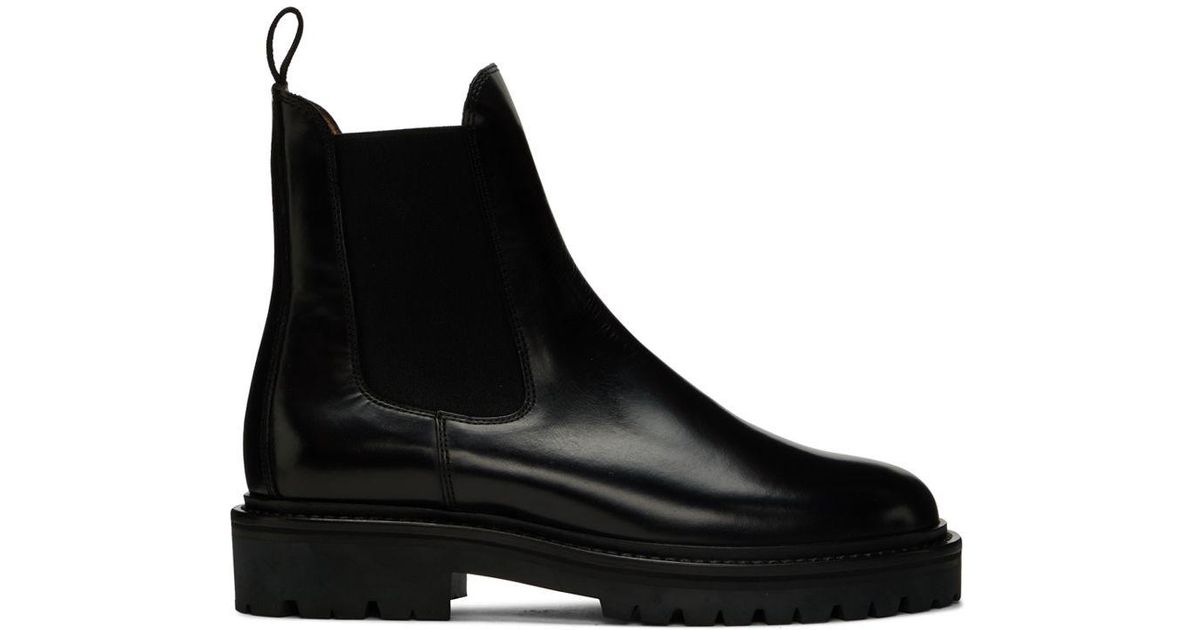 Isabel Marant Leather Castay Chelsea Boots in Black for Men | Lyst