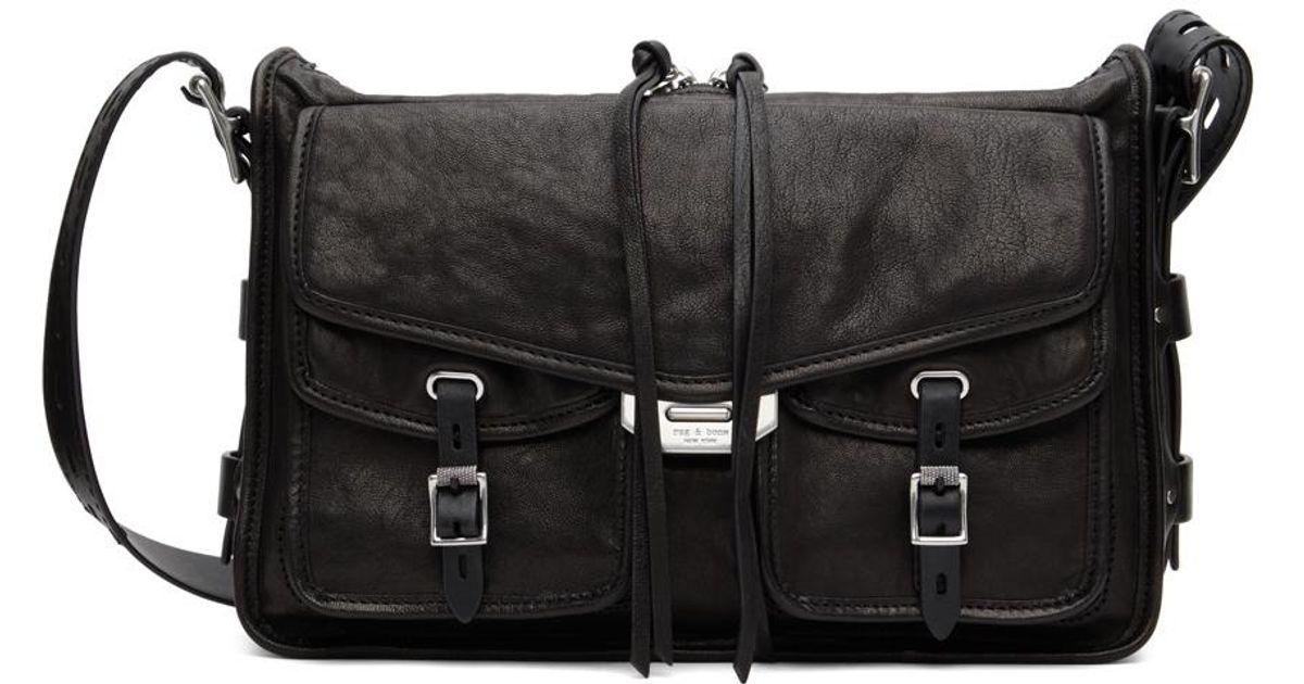 Rag & Bone Ragbone Field Messenger Bag in Black Lyst