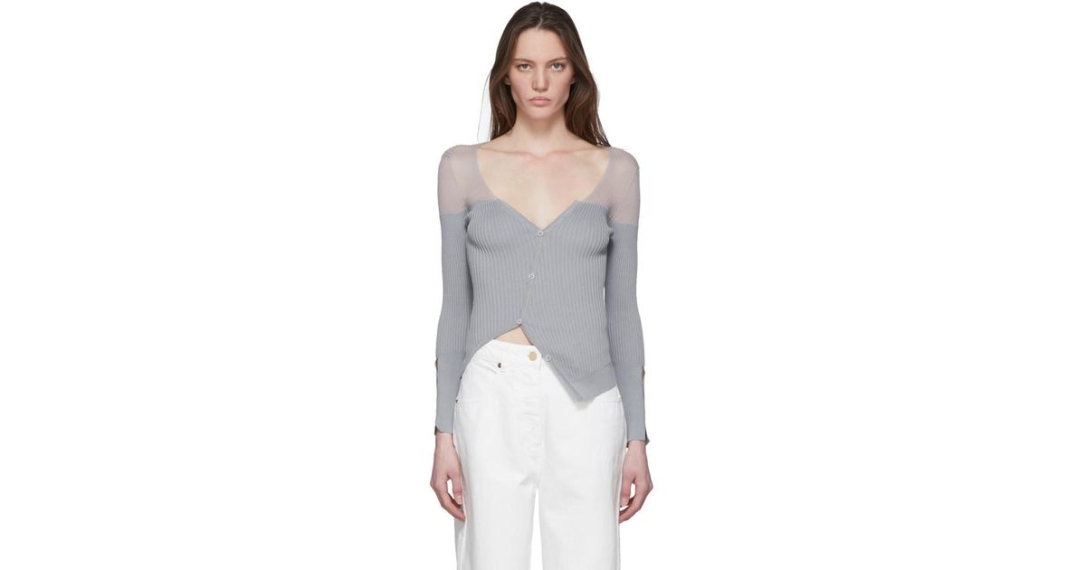 jacquemus tordu cardigan