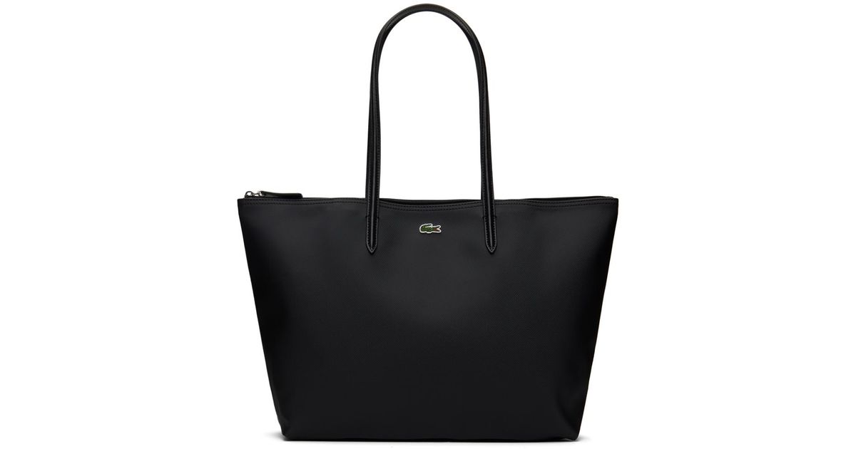 Lacoste Black L.12.12 Concept Zip Tote for Men Lyst UK