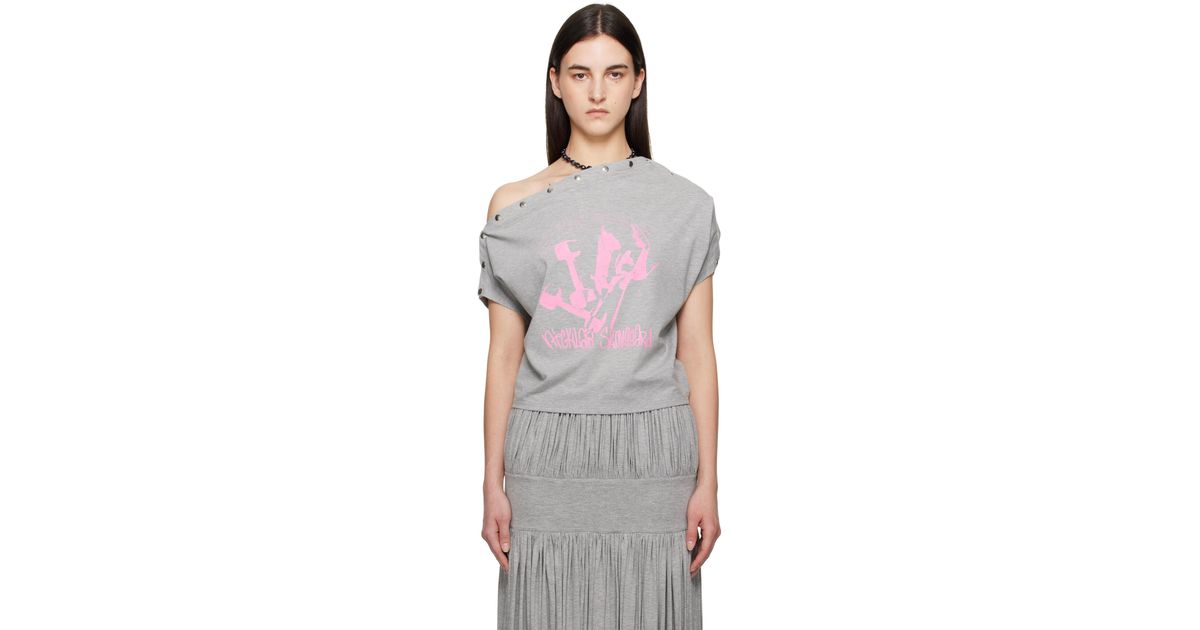 【関税込み】Nicklas Skovgaard グレー Birtha Tシャツ Nicklas Skovgaard グレー Birtha Tシャツ | Lyst