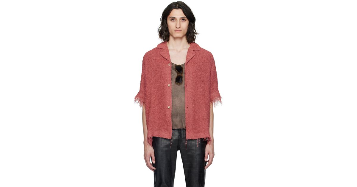 Séfr Fausto Shirt in Red for Men | Lyst