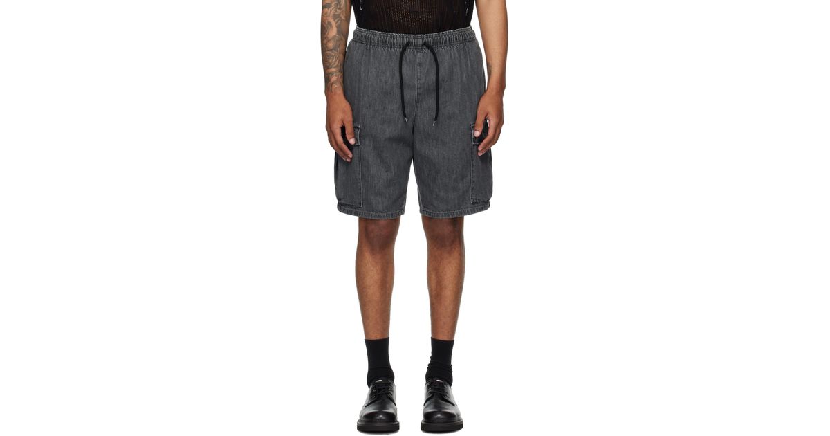 WTAPS Mils2301 Denim Shorts in Black for Men | Lyst UK