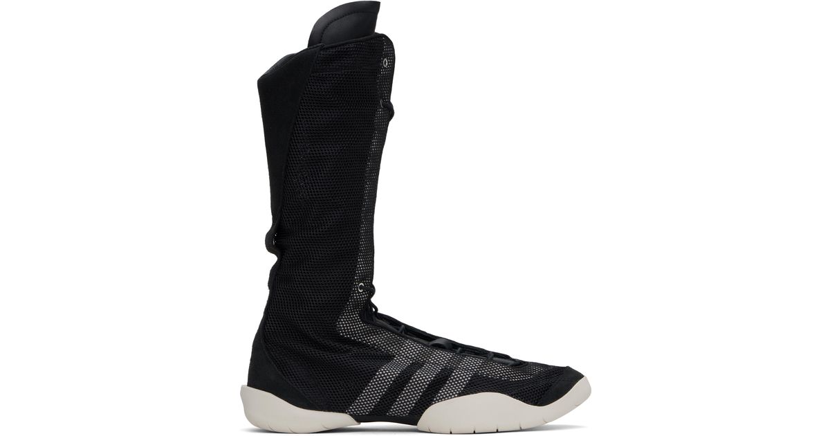 Y-3 Regu Boots in Black for Men | Lyst